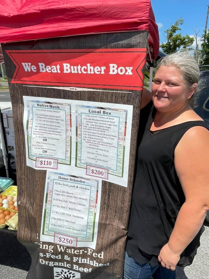 Fresh local meats at the market