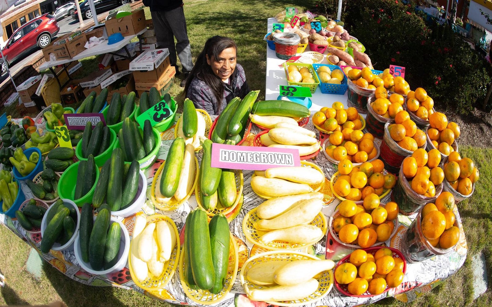 Fresh produce at the market